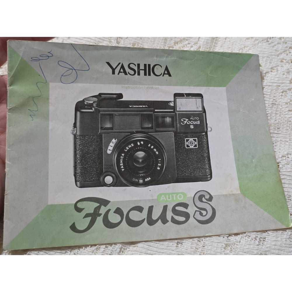 Yashica Auto Focus S Camera Instruction Booklet Manual Vintage